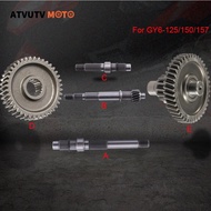 Motorcycle Engine Gearbox Drive Shaft Transmission Gear For GY6 125cc 150cc 152QMI 157QMJ 1P52QMI 1P