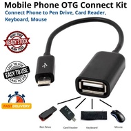 Micro USB OTG Cable Adapter Connect Pendrive to Android Phone – USB to Micro OTG Cable for OTG-Suppo