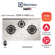 Electrolux 86cm UltimateTaste 300 Stainless Steel Built-In Gas Hob | EHG933SA (Gas Cooker Gas Stove 