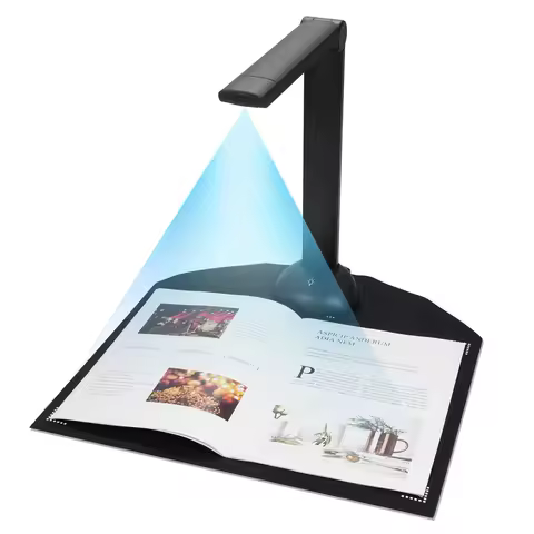 Document Camera Book Scanner A3 A4 Size with LED Fill Light 16 Mega-pixels High Speed Scanning Suppo