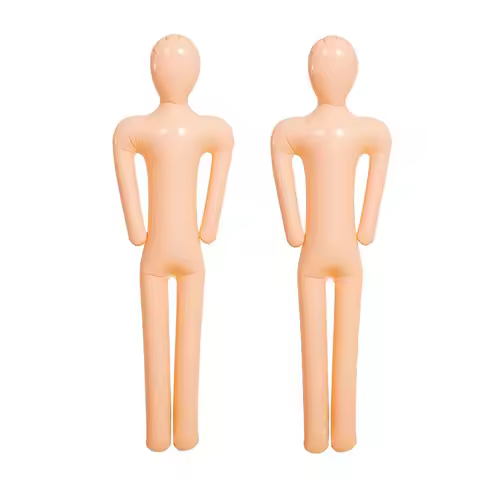 Inflatable Life Size Human Mannequin for Halloween Cosplay 4 9ft Tall PVC Inflatable Decoration Prop