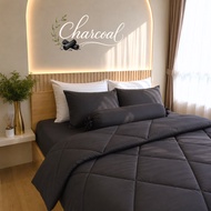 ชุดผ้าปูที่นอน Soul Sleep - Charcoal Collection (แบบรวมผ้านวม)