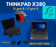 Lenovo Thinkpad X280 Core i5 Gen 8 Second garansi X280 Core i7 Gen 8