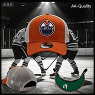 AA- New Era Edmonton Oilers  Adjustable Baseball CapClassic Rust Trucker Edition 9Forty A Frame Snap