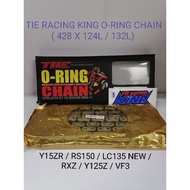 Y15ZR / RS150 / LC135 / RXZ /Y125ZR-SPROCKET ORING CHAIN / SPOCKET RANTAI ORING ( 428 X 124L / 132L)