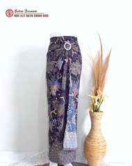 Pusat Bordir Tasikmalaya - Bengawan Skirt Silk Rok Lilit Batik Free Ring