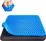 Large Gel Seat Cushion for Long Sitting (Super Large &amp; Thick) with Non-Slip Cover-17.7 x 17.7 inches,Soft &amp; Breathable,Chair Cushions,Car &amp; Office seat Cushion,Wheelchair Cushion,for Desk Chair
