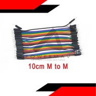 10cm dupont wire m to m line connector jumper cable wires multi color 40Pin male to male Jumper Wire