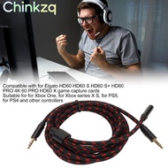 CHINKMY Chat Adapter Cable, 270cm/8.9ft Plug and Play Chat Link Cable, Flexible 3.5mm Audio Cable fo