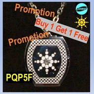 Buy 1 Get 1 Free Quantum Science Scalar Energy Female "Trophy" S/Steel Necklace Pendant (PQP5F)