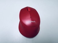 Logitech M331 無線Mouse 紅色
