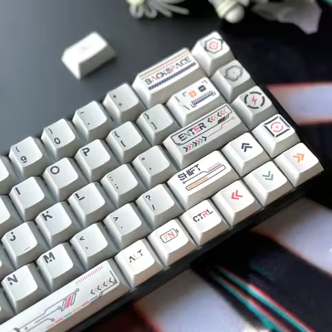 95 Keys Cherry Profile Graffiti Future Keycaps PBT Customized Gaming Mechanical Keyboard Key Caps fo