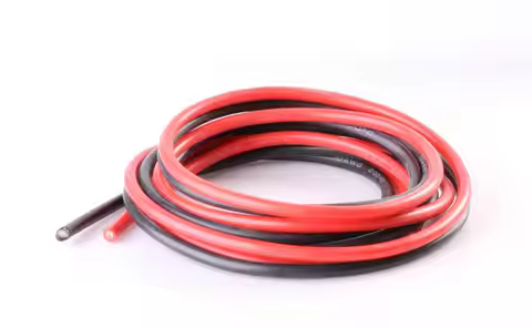 Silicone cable red black wire RC Car Battery wiring Electrical wires RC Airplanes 14awg 12awg 10awg