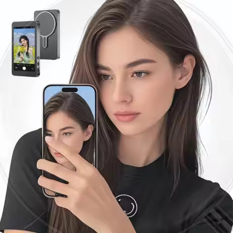 Magnetic Phone Vlog Selfie Monitor Screen Phone Vlog Selfie Screen Rear Camera Monitor Screen for An