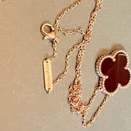 Vca梵克雅寶兩釐米紅花限量項鏈