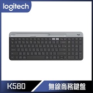 【10週年慶10%回饋】Logitech 羅技 K580 超薄跨平台藍牙鍵盤 - 石墨灰