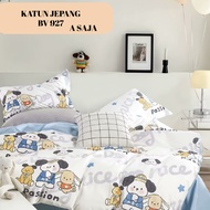 KATUN Japanese cotton bed sheet for children with Cute Poodle motif BV 927 No combination