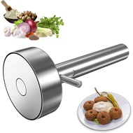 Falafel Scoop with Hole - Stainless Steel Professional Falafel Maker Scoop | Stainless-Steel Falafel