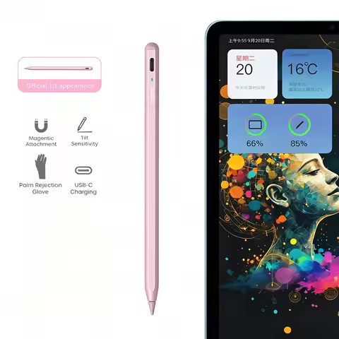 MetaPen A8 Magnetic Stylus Pen For Apple iPad Pencil 2018-2026, Anti-Palm Rejection 0.1mm Pixel Prec