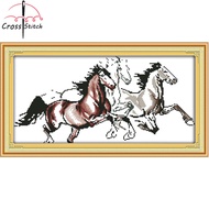 Cross Stitch Complete Set Achieve Immediate Victory (9) Joy Sunday Stamped Counted Cloth Printed Unp