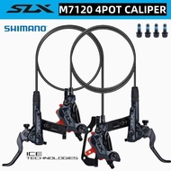 SHIMANO SLX M7120 M7100 12 SPD 4Pot BRAKESET Hydraulic Brake Caliper and Lever set Mountain bike ICE