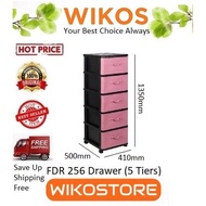 Lowest Price [Wikostore]  Felton FDR256 Durable Drawer 5 Tiers 5B (16"W x 20"D x 53"H)