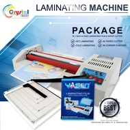 Officom 320 Laminating Machine Hot and Cold Package Set A3 Size Heavy Duty,  Laminating Film, Bundle