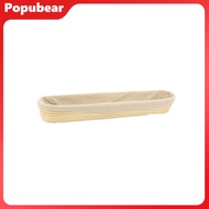 Baguette Fermentation French Bread Dough Proofing Rattan Basket with Cloth Cover