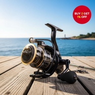 90kg Metal Trolling Reel HE/HD1000-7000 - Seawater Fishing Rod with EVA Handle  90kg Reel Trolling L