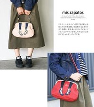 《啾啾堡選物》特價現貨 日本正版 mis zapatos 3way包 口金包 手提包 側背包 細跟鞋款 生日情人節禮物