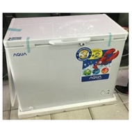 PROMO AQUA Chest Freezer / Box Freezer 200 Liter AQF-200 PROMO GARANSI RESMI