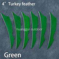30/50PCS 4in arrows Turkey Feathers Fletching Wings Arrow DIY Accessories