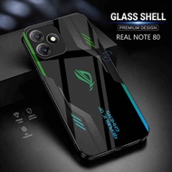 HP Softcase Glass Glitter Glass For REALME NOTE 80 - Casing Realme Note 80 - K80hp