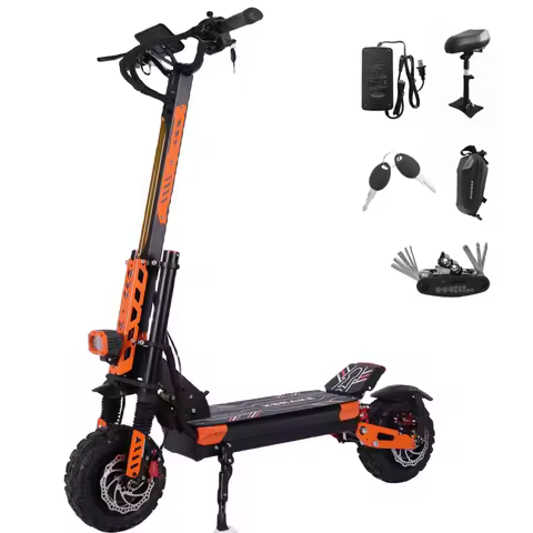 Electric Scooter Adults 6000W Dual Motor Up to 52MPH, 60V 30Ah Battery Range to 60+ Miles, Fast E-Sc