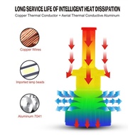 2PC Bright 6000K White H7 LED Head Lamp Headlights Bulbs For BMW 3-Series (E46) year 1998 - 2005 Car