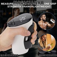 MAGICIANXB Digital Hand Grip Strengthener, Adjustable 198 Lbs/90 Kg Hand Grip Strength Tester,  LED 
