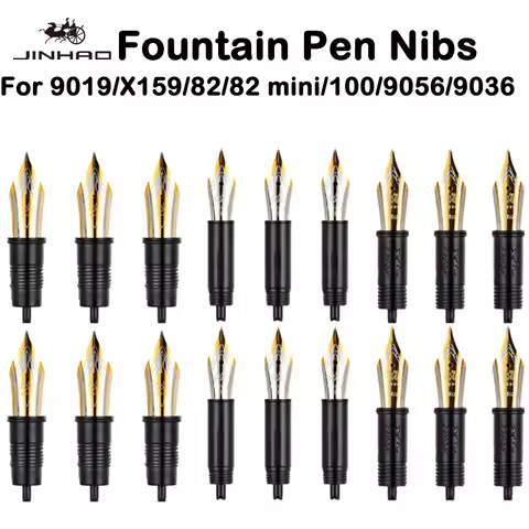 1/3 PCS JINHAO For 9019/X159/82/82 mini/100/9056/9036 Fountain Pen Iridium Replaced EF/F/M Nib Stati