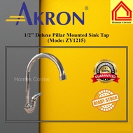 Akron 1/2" Deluxe Pillar Mounted Sink Tap ZY1215