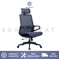 Ergoseat Free Instalation Mesh Ergonomic Office Chair Computer Gaming Chair Lumbar Support