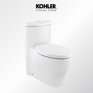 KOHLER (Pre-order 7-14 days) Aerodyne 1-PC 3/4.8L Toilet with Quiet Close Seat สุขภัณฑ์แบบชิ้นเดียว 