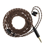 Linsoul ZiiGaat Z-01 IEM Cable, 4 Core Single Crystal Copper Wire,in Ear Monitor Cord with 3.5mm Plu