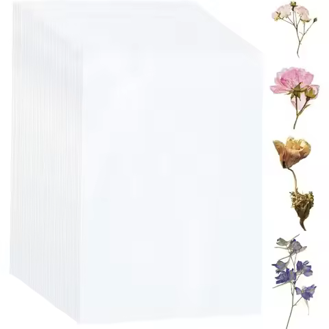 11.8x7.8inch Blotting Paper for Flower Press 50 Sheets Absorbent Paper Large A4 Flower Press Papers 