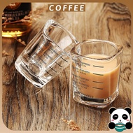 60ml Square Cup Thickened Glass Cup Graduated Measuring Cup Concentrated Espresso Expresso Coffee Cu