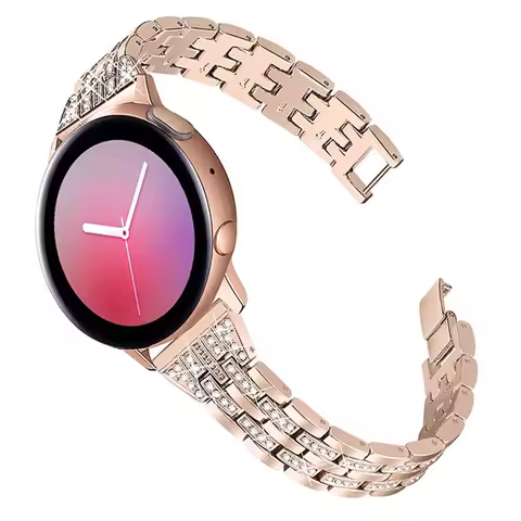 20mm 22mm Stainless Steel Strap for Samsung Watch 4 40mm 44mm Luxury Metal Band for Galaxy Watch 4 C