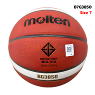 (ของแท้ 100%) ลูกบาส ลูกบาสเกตบอล Molten BG3200 / BG3850 บาสเกตบอลหนังพียู(PU) เบอร์7