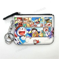 Doraemon Nobita Ezlink Card Pass Holder Coin Purse Key Ring