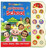 (Sf包郵） Cocomelon jj goes to school 不是Pinkfong baby shark  音樂書 發聲書 硬皮書 Cocomelon 巧虎 Disney Oxford 點讀筆
