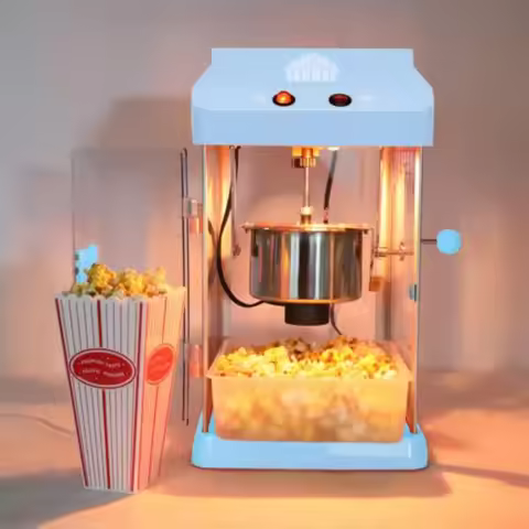 4oz Tabletop Popcorn Machine Popcorn Popper Machine Pop Corn Machine Popcorn Maker With Stainless-St