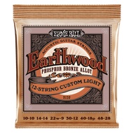 ERNIE BALL ERNIE BALL 2152 Acoustic Guitar Strings 12 10-48 EARTHWOOD 12-STRING PHOSPHOR BRONZE CUST