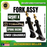 TOBAKI-X Fork SPORT Lowered 1.5 | Y15 NVX Y16 LC135 5S 4S V8 Fi | Y15ZR Y16ZR NVX155 V2 STD Cutting 